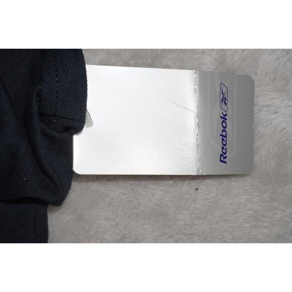 Reebok RBK Blue Logo T-Shirt Black Men's XL NWT Streetwear Retro Y2K - Picture 2 of 4